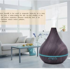 Difusor de Aroma y Humidificador Tuya con Acabado Madera, 0.5L, Control por Aplicación Wifi, Ultrasónico, para Uso Doméstico y Comercial - Product Image 5