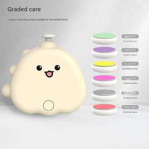 Cortauñas Eléctrico <span class=keywords><strong>para</strong></span> Bebés con Diseño Adorable, Cortauñas Portátil de Acero Inoxidable, <span class=keywords><strong>Lima</strong></span> de <span class=keywords><strong>Uñas</strong></span> Automática Segura - Product Image 2