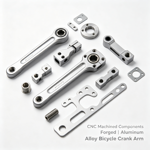 Componentes Mecanizados por CNC, Brazo de Manivela de Bicicleta de Aleación de Aluminio Forjado - Product Image 3