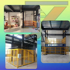 Nueva Plataforma Elevadora Vertical Hidráulica de Alta Resistencia para Materiales de Carga, Elevador Doble para Almacén - Product Image 6