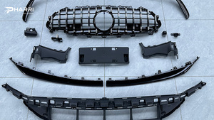 Pièces de carrosserie extérieures PHARRI pour Mercedes-Benz CLS W257 2018-2024, mise à niveau vers <span class=keywords><strong>CLS53</strong></span> avec calandre, diffuseur arrière et embouts d'échappement - Product Image 6
