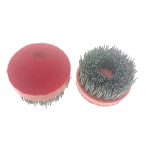 フックとループ付き炭化ケイ素研磨ブラシ - Product Image 3