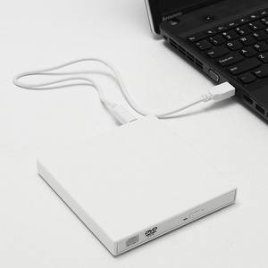 External Dvd Burner <b>Usb</b> Optical <b>Drive</b> White Tray Type For Laptop Desktop All In One Computer - Product Image 1
