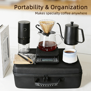 ชุดอุปกรณ์<span class=keywords><strong>ชง</strong></span><span class=keywords><strong>กาแฟ</strong></span>ระดับบาริสต้า สำหรับตั้งแคมป์ ชุดกาแฟดริป พร้อมกระเป๋าหิ้ว เครื่องบดไฟฟ้า ชุดชงชาและ<span class=keywords><strong>กาแฟ</strong></span>สำหรับเดินทาง - Product Image 3