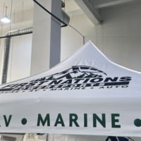 Chine Fabricant 3x3 3x6 Logo personnalisé Auvent Salon Tente Gazebo Pop up Cadre en aluminium 10x20 10x10 Impression personnalisée Auvent Tente