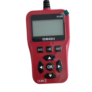 เครื่องวิเคราะห์เครื่องยนต์รหัสยานยนต์2025 H100 OBD2ยานพาหนะเครื่องมือรถ OBDII สีแดงแบบสองทิศทาง OBD-H100-RED OBD-H100-RED OBD - Product Image 4