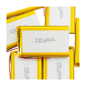 แบตเตอรี่ลิเธียมโพลิเมอร์แบบกำหนดเอง OEM ความจุ 10000mAh รุ่น 1260100 แรงดัน 3.7V สำหรับเครื่องมือไฟฟ้า ของเล่น พัดลม ไฟฉาย และแบตสำรอง - Product Image 4