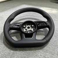 Volant en cuir pour voiture de sport Audi A3 8V 8P 8Y A4 B9 A5 RS3 RS4 RS5 S3 S4 S5 RS6 RS7 S6 B8 Q3 TTRS A6 C7 C8