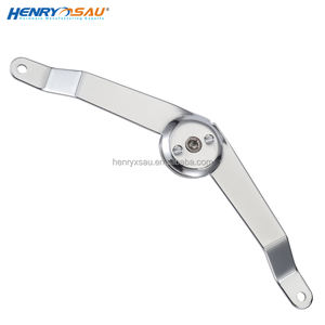 Charnières de bras de Support chromés en acier, 20 pièces, tendance pour mallette de maintien à rabat, Support d'angle d'ouverture pour couvercle de levage - Product Image 3