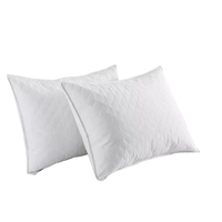Oreiller de sommeil de haute qualité Oeko-Tex 5 étoiles pour hôtel, mélange de duvet, soutien ferme en plumes, oreiller Hilton matelassé