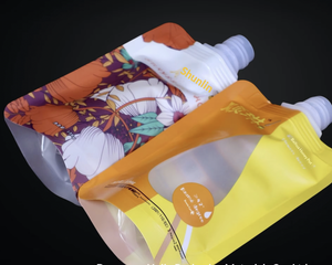 Pochettes souples personnalisées en aluminium biodégradable avec bec verseur pour liquides, idéales pour le voyage, le shampoing et les cosmétiques - Product Image 3