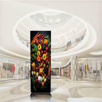 Écran publicitaire LED mobile d'intérieur/extérieur P1.8-P2.5 avec animation, tailles personnalisées, indice de protection IP43, garantie de 3 ans