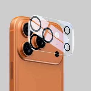 Protector de Lente de Cámara de Vidrio Templado con Impresión de Seda Transparente para iPhone 18 Pro Max, Película Protectora de Lente Anti-Rayones de Cobertura Total para iPhone 17 Pro - Product Image 1