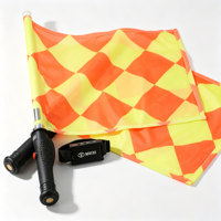 Tragbares Elektronisches Schiedsrichter-Flaggen-Set Kabellose Vibrationsflagge für Fußball-Schiedsrichter