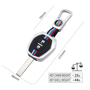 Funda Protectora para Llaves de Coche de Aleación de Zinc y Gel de Sílice para ISUZU MU-X D-MAX JIM Pickup MUX DMAX, Llaveros, Bolsa para Llaves, Accesorios - Product Image 4