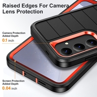 Étui de téléphone robuste et résistant aux chocs en TPU+PC avec support intégré pour S24/M35/F55/C55/M55/A55/A35/S24/S25