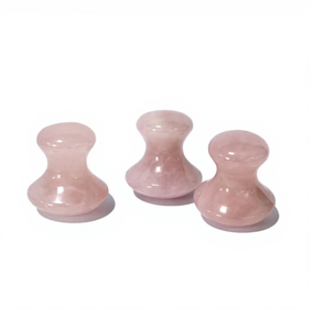 หินกัวซาโรสควอตซ์รูปเห็ดสำหรับนวดหน้า - Product Image 2