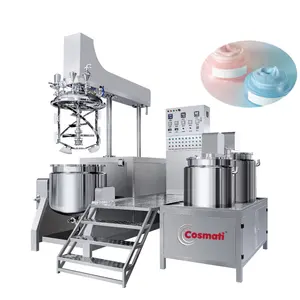 Hot Excellent Quality Hair Gel And Dye Homogenizing Frame Mixing Emulsifying Equipment vacuum emulsifying machine