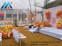 Tente d'événement en PVC blanc durable et stable romantique de luxe bon marché de Chine pour banquet de mariage en plein air pour 500 personnes à vendre