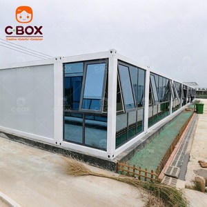 บ้านสำเร็จรูปแบบตู้คอนเทนเนอร์ Cbox Wholesale ติดตั้งง่าย เหมาะสำหรับแคมป์ขุดเหมือง สำนักงาน หอพัก ที่อยู่อาศัยชั่วคราว ผนังกระจกสำเร็จรูป แบบโมดูลาร์ - Product Image 3