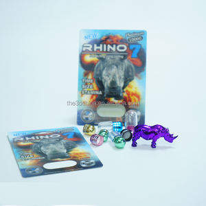 Mavi gergedan hapları erkekler için ereksiyon geliştirme hapları gergedan 24kfor erkekler platin ambalaj kutusu - Product Image 4