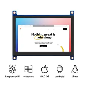 YZY 3.5 Inch 4.3 Inch 5 Inch 7 Inch 10.1 Inch TFT LCD Module Capacitive Touch Display For Raspberry Pi