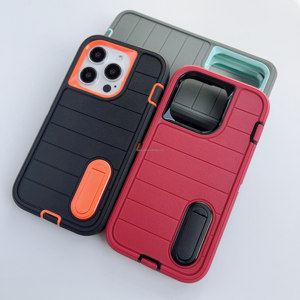 360 degrés protection complète étui de téléphone antichoc pour <span class=keywords><strong>iPhone</strong></span> 16 Pro max 15 Plus 14 <span class=keywords><strong>13</strong></span> Pro 3 en 1 étuis de téléphone portable pour Samsung S23 - Product Image 3
