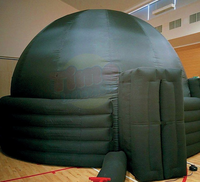 Tente gonflable de dôme de planétarium d'igloo de projection numérique mobile portative de 6m avec l'impression de logo de planète