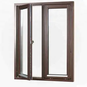 O mais popular china preço de fábrica upvc casa portas windows 3 painel triplo pvc janela de casamento