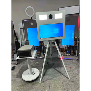 Ensemble d'éclairage RGB ovale mince de 43 pouces à prix abordable – Le meilleur pour l'Europe – Cabine photo Con Wow Magic Mirror - Product Image 1