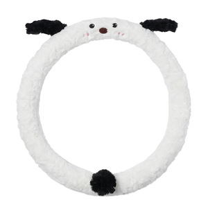 Cute Cartoon Plush Steering Wheel Cover 38cm Winter Warm Non Slip Universal <b>Car</b> Accessory - Product Image 5