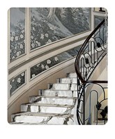 Dalles de porcelaine rectangulaires en marbre veiné or foncé, marches antidérapantes brillantes pour escaliers intérieurs, fourniture pour projets OEM