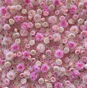 Offre Spéciale fait à la main mariage Floral noël fleur artificielle <span class=keywords><strong>fond</strong></span> rose 5D fleur mur toile <span class=keywords><strong>de</strong></span> <span class=keywords><strong>fond</strong></span> pour hôtels - Product Image 4