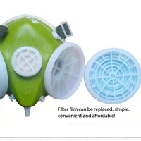 Masque anti-poussière de protection du travail en silicone 301 Conception d'éponge de poussière de ciment de mine de charbon