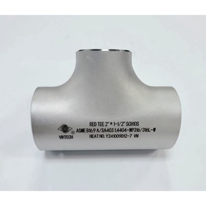 Montaje de tuberías Superficie Lisa ASTM Reducción en T ASME B16.9 A/SA403 Acero inoxidable 304/304L 316/316L Vietnam Alta presión - Product Image 3