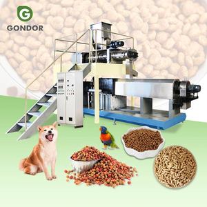 Manufacturer 100 KG Per Hour Dry Dog Pellet Pallet Make 9000 Machings Fish <b>Feed</b> Pet Food <b>Machine</b> in Germany - Product Image 1