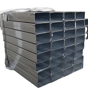 Hot Dipped Galvanised Steel square tubes Customized Size Time Surface steel pipe Welding Prime quality