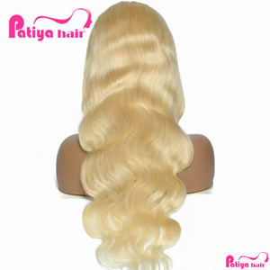 Pelucas de Cabello Humano Indio Rubio 613 con Ondas Corporales, Pre-Desplumadas, Transparentes, de 12, 14, 18, 20, 26, 32, 30, 28 Pulgadas, 13x4, 13x6, 5x5, con Encaje Frontal HD - Product Image 3