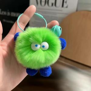 LLavero de felpa llavero de POM llavero de felpa para regalo colgante de bolso - Product Image 6