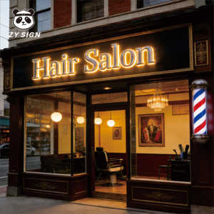 Letrero Luminoso <span class=keywords><strong>LED</strong></span> 3D Personalizado para Salón de Belleza, Letrero Acrílico para Barbería, Resistente al Agua, Alta Visibilidad - Product Image 1