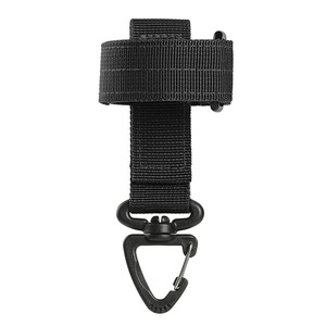ไนลอน Webbing กระเป๋าเป้สะพายหลังหัวเข็มขัดเกียร์คลิปวง Carabiner พวงกุญแจสายพานไม้แขวนเสื้อพวงกุญแจ - Product Image 6