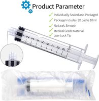 Seringues en plastique SJ en gros, outils de mesure de liquides, seringues à volume personnalisé, scellées individuellement, 10 ml