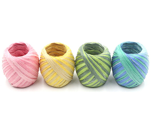Chiffre bon marché bricolage <span class=keywords><strong>raphia</strong></span> papier sac fil pour emballage corde - Product Image 4