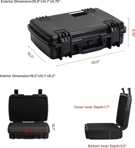 Xách tay bọt nhựa trường hợp khó khăn không thấm nước Tính năng Nhà Máy Giá lưu trữ công cụ thiết lập hiển thị trường hợp OEM ODM hỗ trợ - Product Image 6