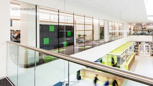 Lamel recinzione balcone esterno vetro senza cornice balaustra ringhiera morsetto striscia led alluminio a forma di u sistema di canali profie - Product Image 5