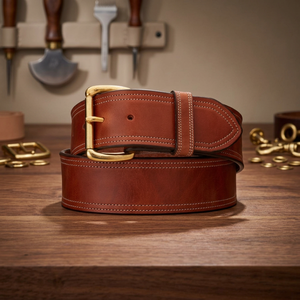 100% Original Cow Hide Leather <b>Belt</b> Men's <b>Accessories</b> Finest Quality Genuine Leather with Luxury Steel Buckle Party Hot Sell - Product Image 1
