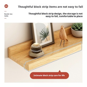 <strong>Floating</strong> <strong>Shelf</strong> for Wall Natural Oak Wood Wall <strong>Shelves</strong> Solid Wood U-Shaped 15*120cm Display <strong>Shelf</strong> for Home Wall <strong>Storage</strong> - Product Image 5