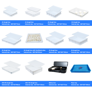 Caja apilable JOIN de grado alimenticio para masa de pizza, para cocina central, panadería y fábrica de bandejas de pizza - Product Image 3