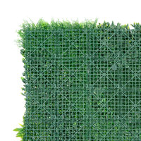 Panneaux de buis de fleurs artificielles, décoration murale avec plante artificielle