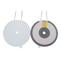 Bobine de chargeur sans fil haute efficacité avec fil Litz et plaque en ferrite pour solutions de charge rapide